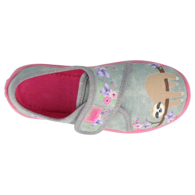 Calzado infantil befado 560X171 rosado gris multicolor 6