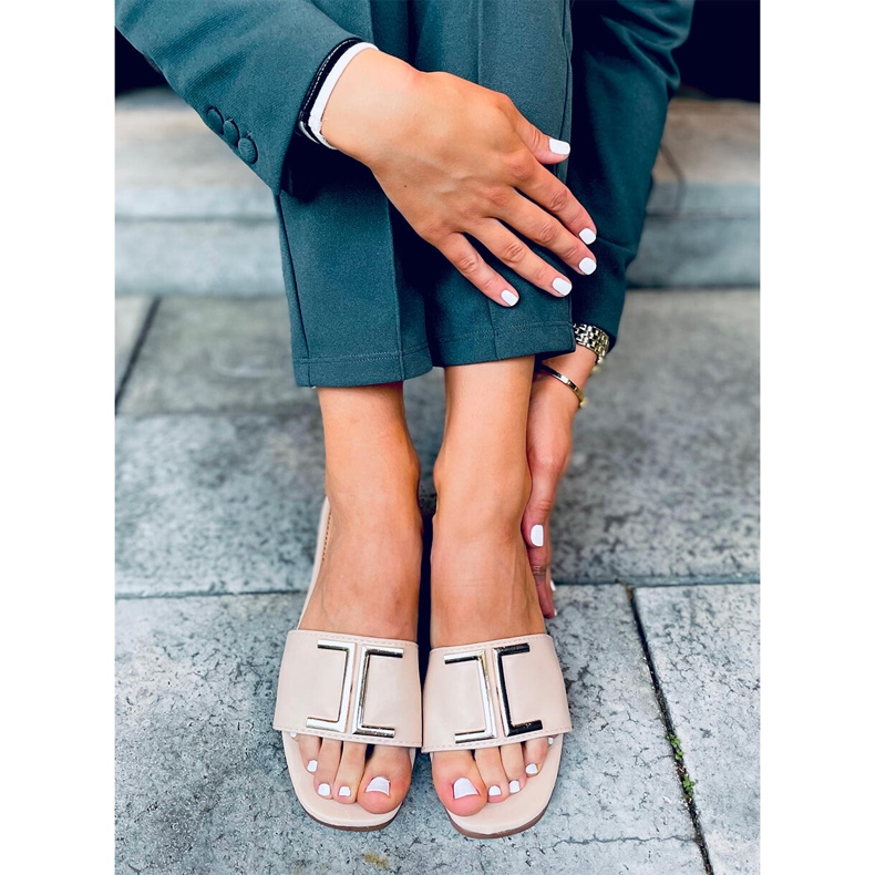 Sandalias mujer Azalea Nude beige 1