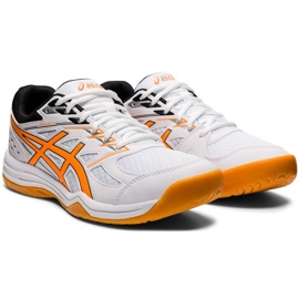 Zapatillas de voleibol Asics Upcourt 4 M 1071A053 104 blanco blanco 2