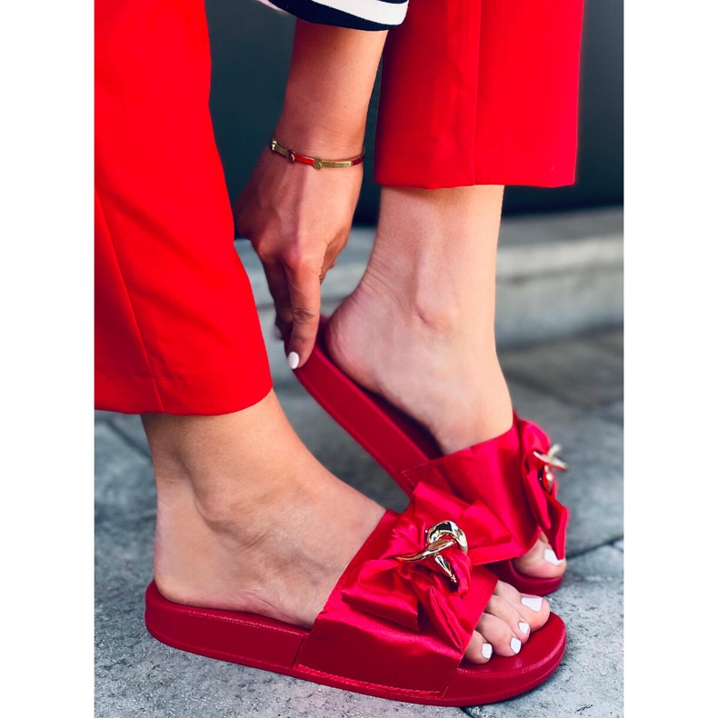 Pantuflas mujer Camelia Roja rojo 1