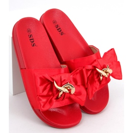 Pantuflas mujer Camelia Roja rojo 5