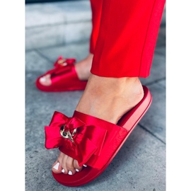 Pantuflas mujer Camelia Roja rojo 4
