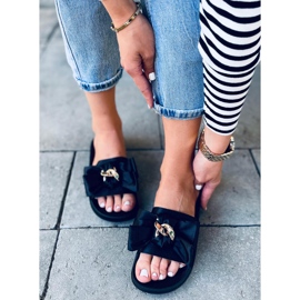 Pantuflas mujer Camelia Negras negro 1