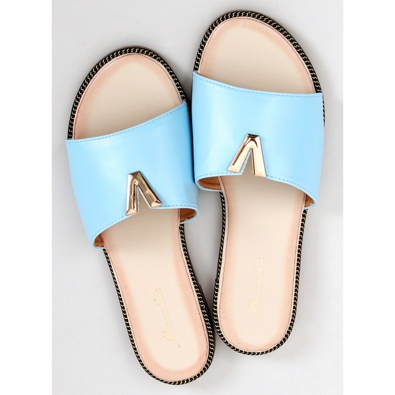 Pantuflas faciales de mujer Willow Blue azul 2