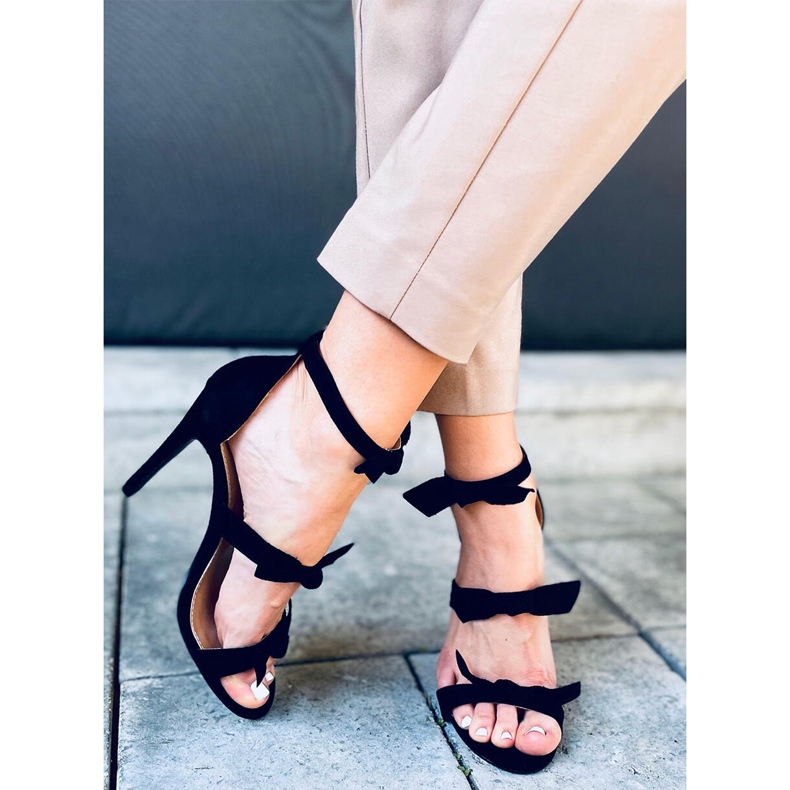 Sandalias tacón Celestia Negras negro 1 Sandalias tacón Celestia Negras negro 1