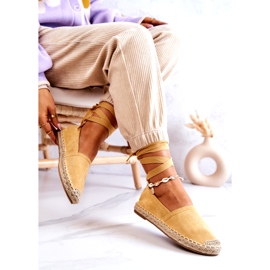 FB1 Alpargatas Amarillas Ismanne Ante Atadas amarillo 4