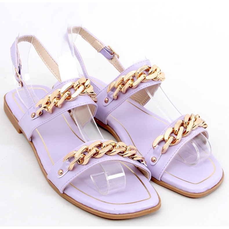 Sandalias Cadenas India Morado violeta 2 Sandalias Cadenas India Morado violeta 2