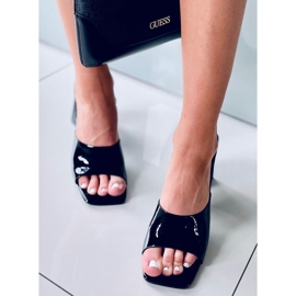 Sandalias de tacón negro Meryl 2