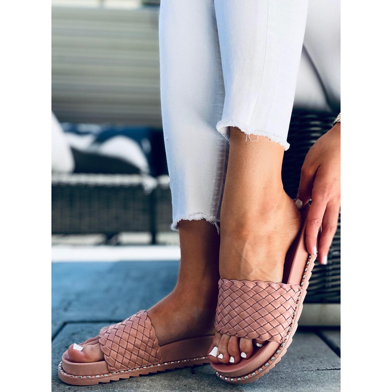 Zapatillas casa mujer Edna Rosa rosado 1