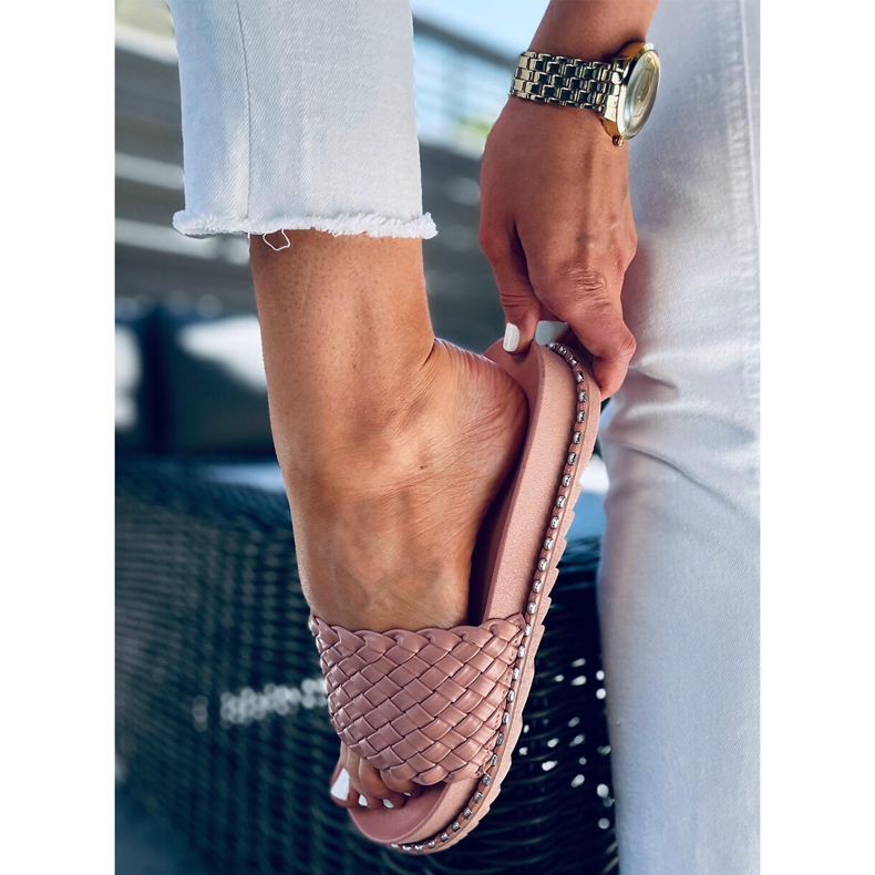 Zapatillas casa mujer Edna Rosa rosado 2