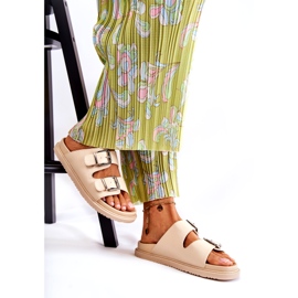 PJ1 Zapatillas clásicas de mujer en beige Weston 1