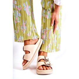 PJ1 Zapatillas clásicas de mujer en beige Weston 3