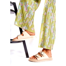 PJ1 Zapatillas clásicas de mujer en beige Weston 4