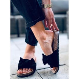 Chanclas de corcho negro Kiara 3