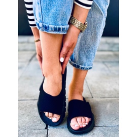 Zapatillas casa mujer Wind Negro 2
