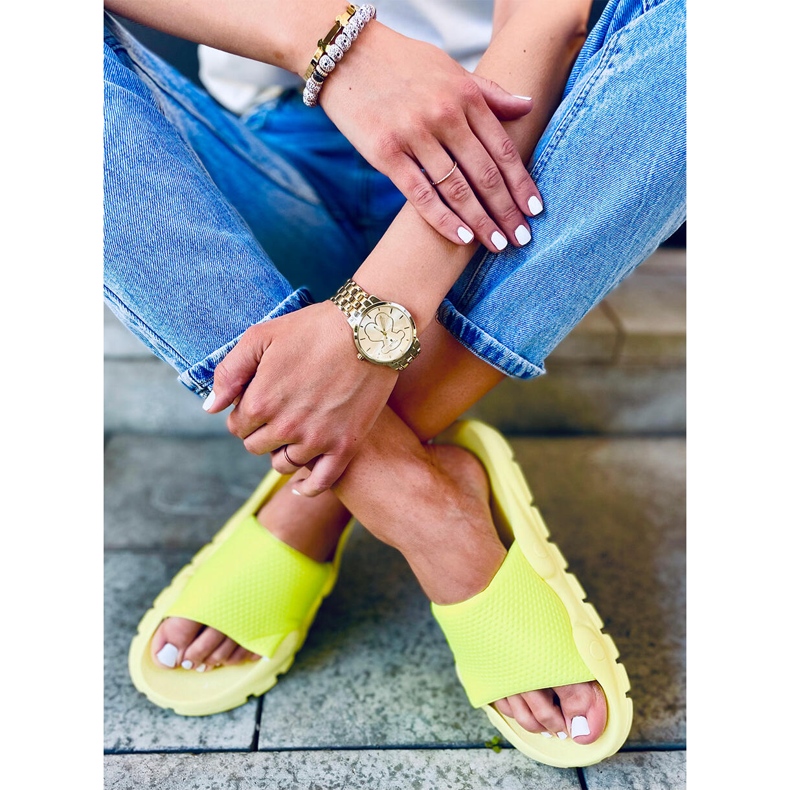 Pantuflas mujer Wind Yellow amarillo 1