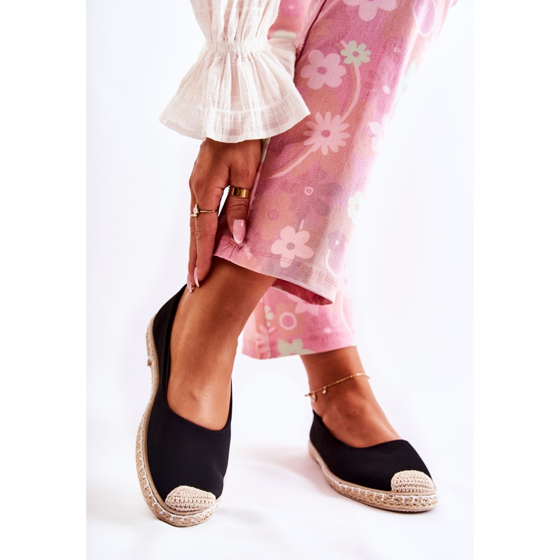 Alpargatas Mujer Clásicas Ante Negro Calabria 2