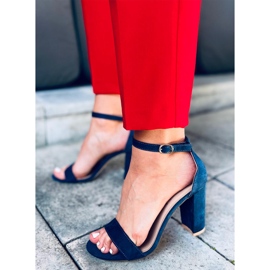 Sandalias de tacón de Ariel Navy azul 3