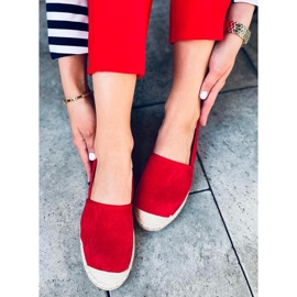 Alpargatas mujer Sotera Rojo 3