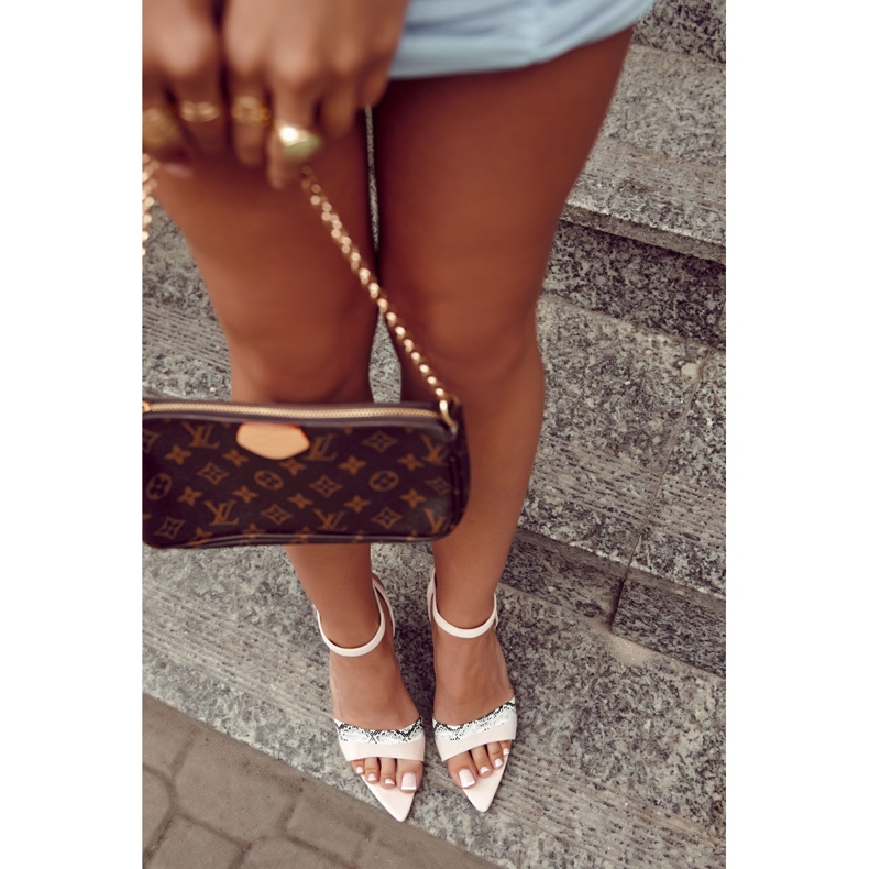 Sandalias Mujer Tacón Alto Ante Nude Evisse beige 1