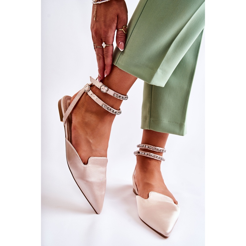 WS1 Sandalias De Mujer Con Punta En Beige Amisha 1 WS1 Sandalias De Mujer Con Punta En Beige Amisha 1