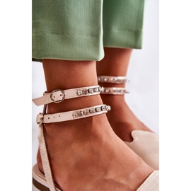 WS1 Sandalias De Mujer Con Punta En Beige Amisha 6