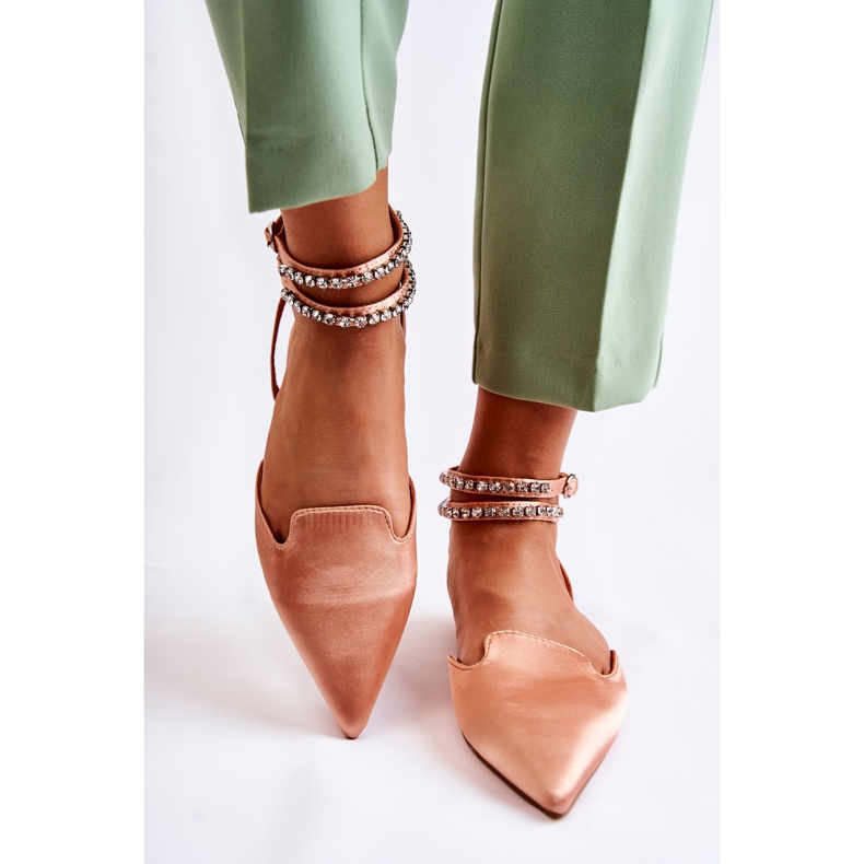 WS1 Sandalias De Mujer Con Punta En Rosa Amisha Spitz 1