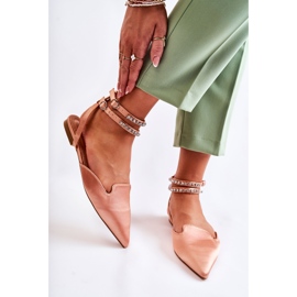 WS1 Sandalias De Mujer Con Punta En Rosa Amisha Spitz 2