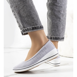 Zapatillas cuña Loane grises 2