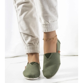 Zapatillas Basser verdes 2