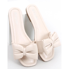 Babuchas Mili Beige con lazo 4
