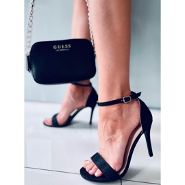 Sandalias con tacón de aguja Darlene Black negro 5