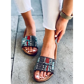 Babuchas Taida de corcho negro 3
