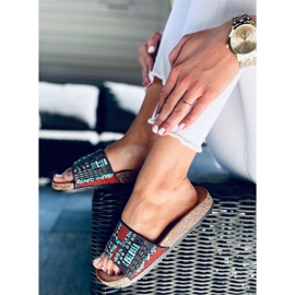 Babuchas Taida de corcho negro 5
