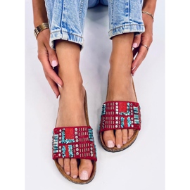 Babucha Taida Corcho Rojo 3