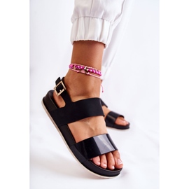 PG1 Sandalias De Goma En La Plataforma Kathia Negra negro 5