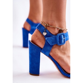 WT1 Sandalias Nelia Clásica Ante Azul 6