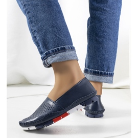 Mocasín azul marino Piron 2