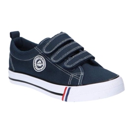 Deportivas American Club LH59/22 azul marino con velcros 1