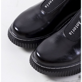Zapatos brogue negros en la plataforma Siddons 1