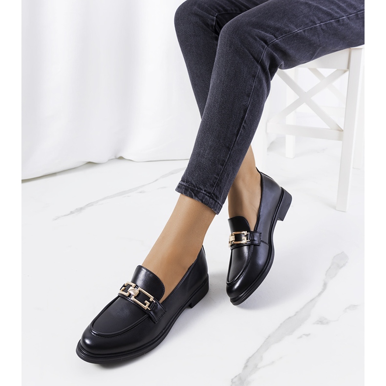 Mocasines negros Neder de mujer 1