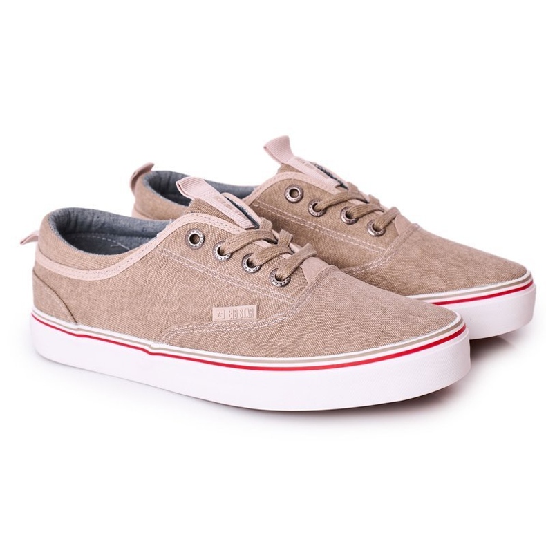 Zapatillas de Hombre Big Star FF174069 Beige 1