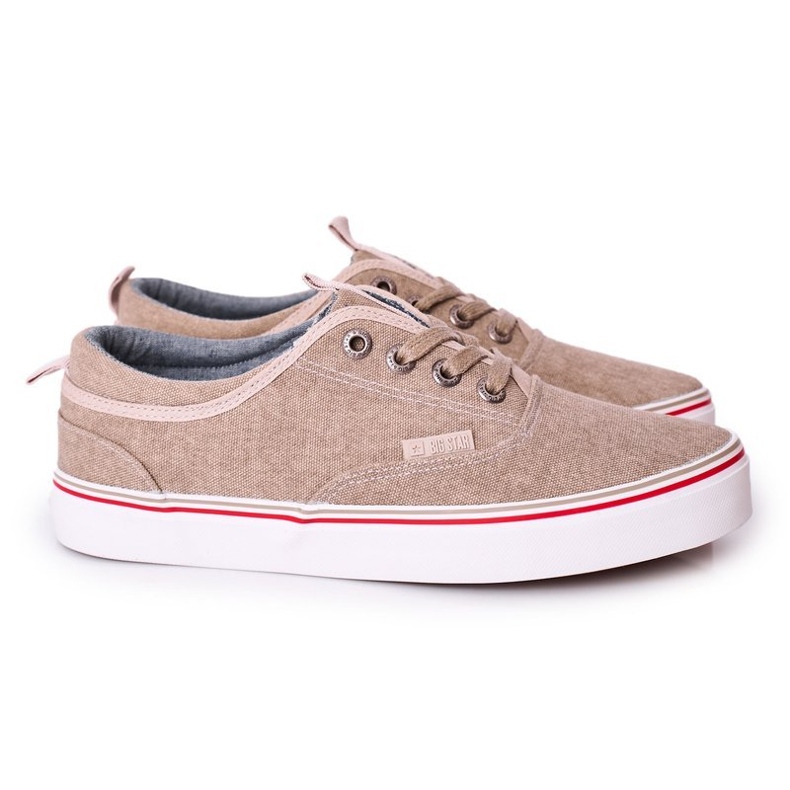 Zapatillas de Hombre Big Star FF174069 Beige 2