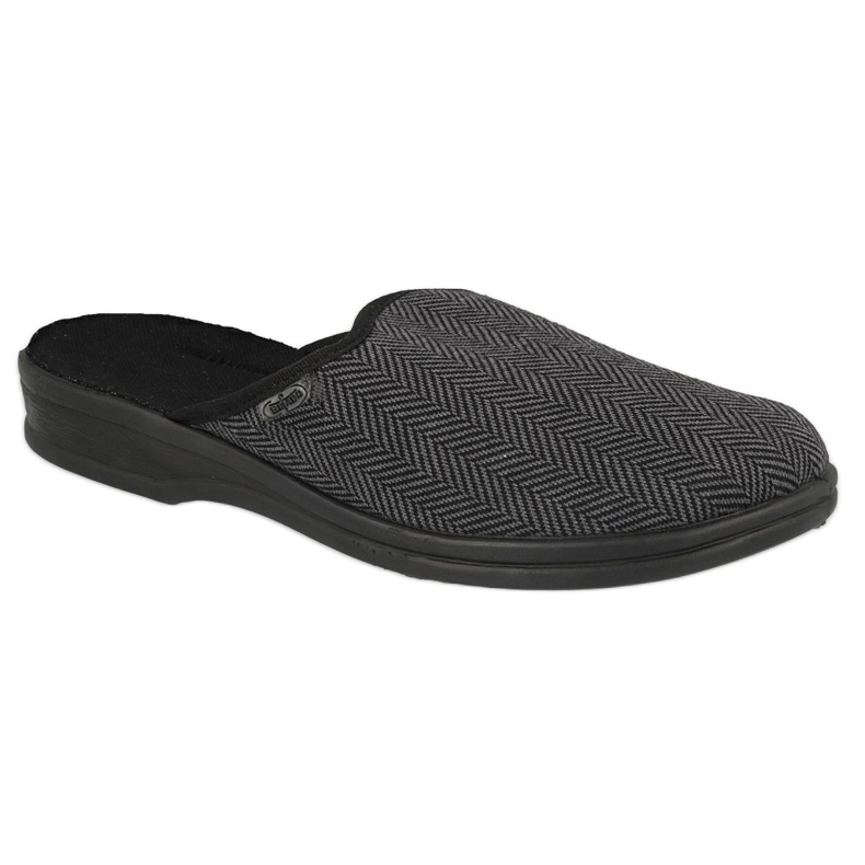 Befado zapatos hombre pu 089M416 negro gris 1