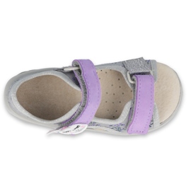 Calzado infantil befado pu 065P150 violeta gris 3