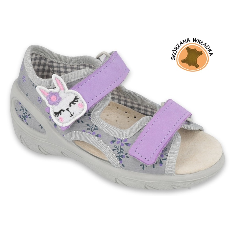 Calzado infantil befado pu 065P150 violeta gris 5