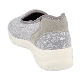 Dr.ORTO Befado deportivo de mujer 517D021 gris con estampados blancos 1