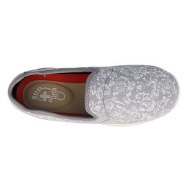 Dr.ORTO Befado deportivo de mujer 517D021 gris con estampados blancos 4