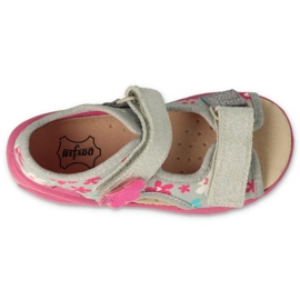 Zapatos befado niño pu 065P175 rosa gris 3