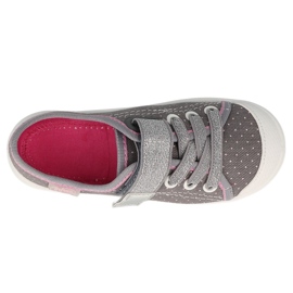 Calzado infantil befado 251X107 rosado gris 3